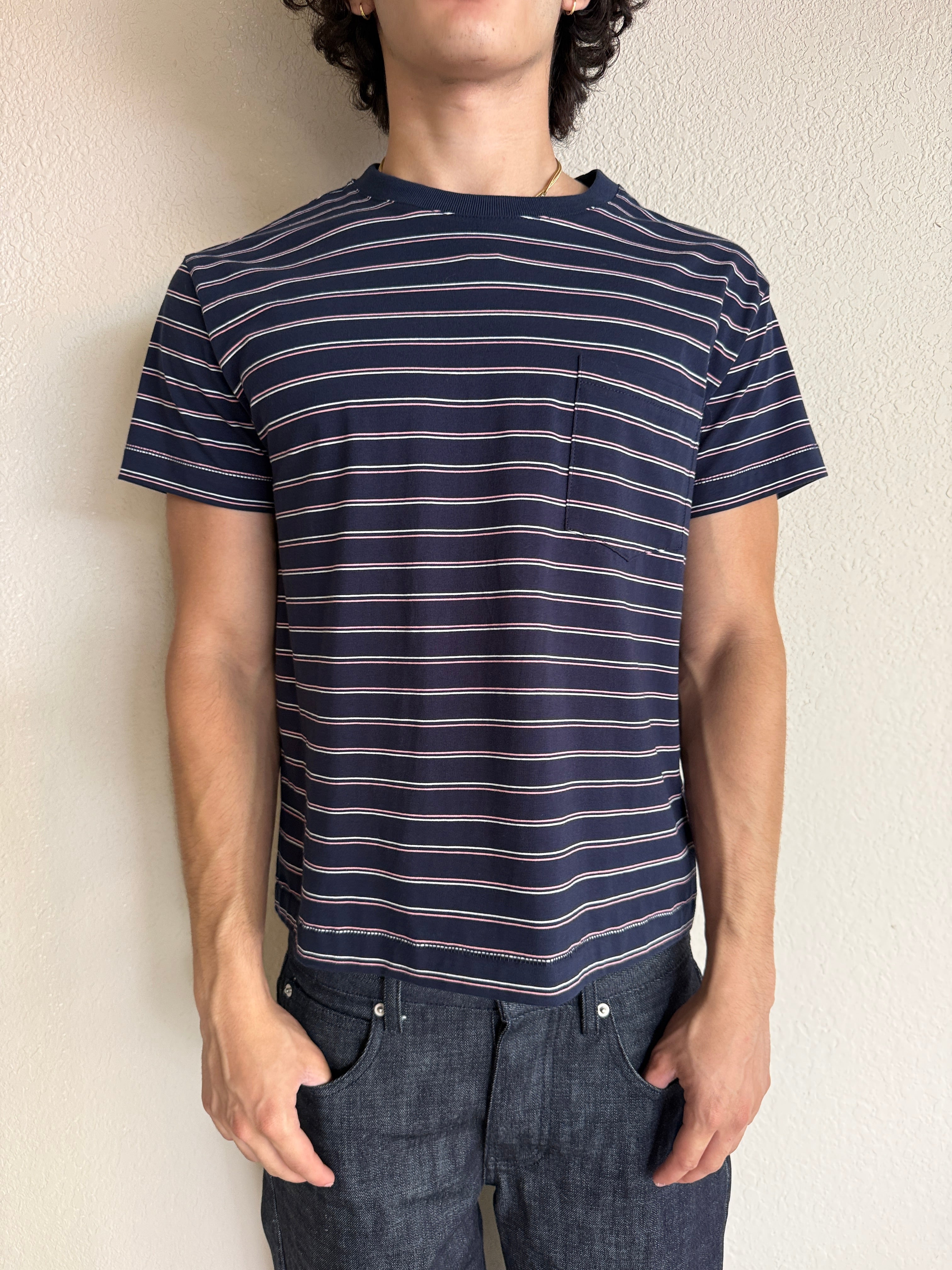 Navy Striped Tee