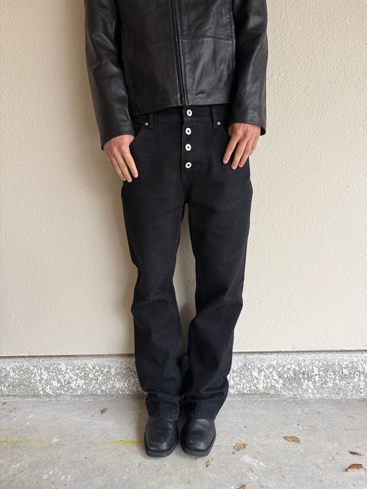 Jet Black Bootcut Denim