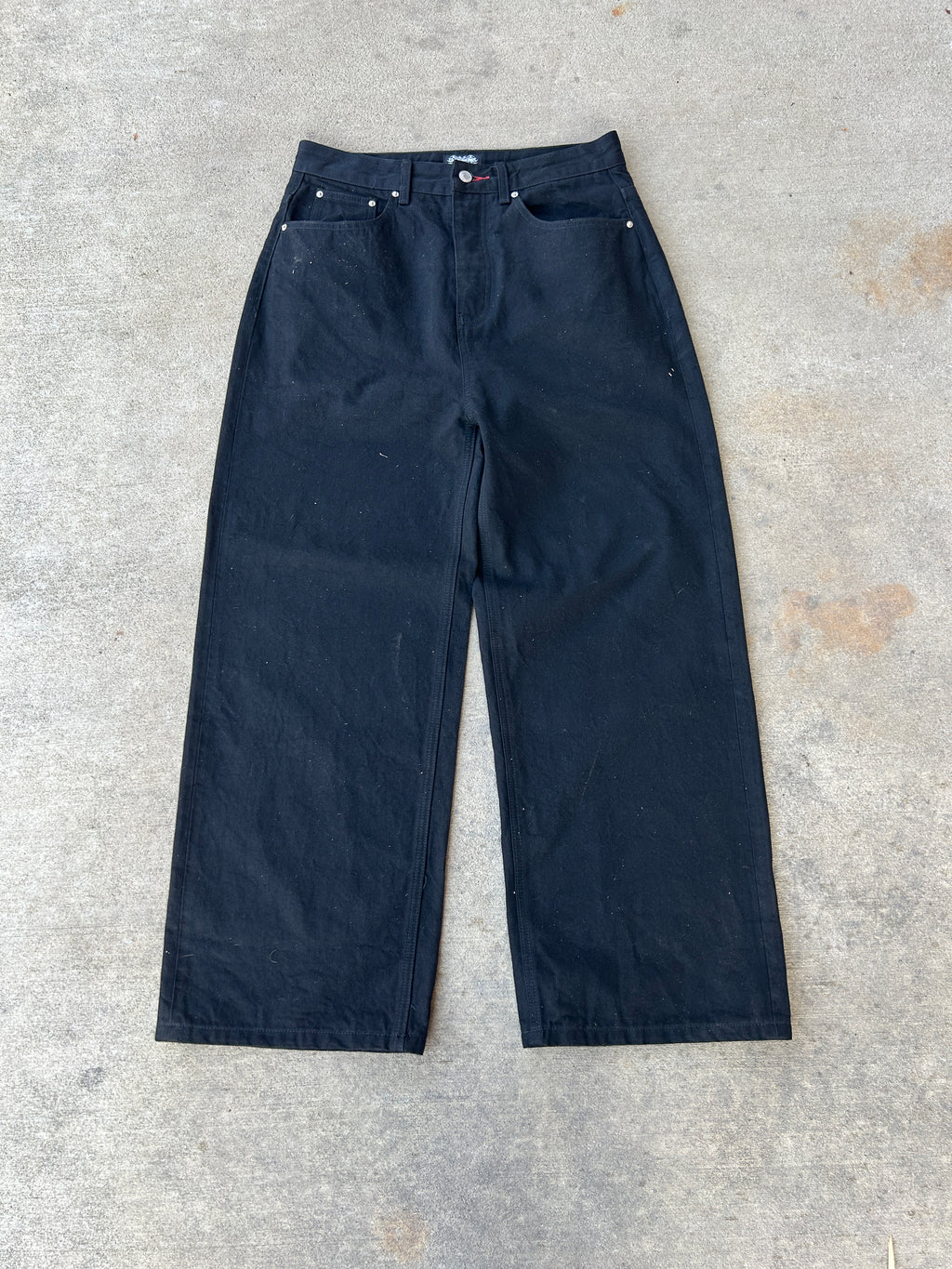 Jet Black Selvedge Denim