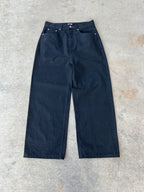 Jet Black Selvedge Denim