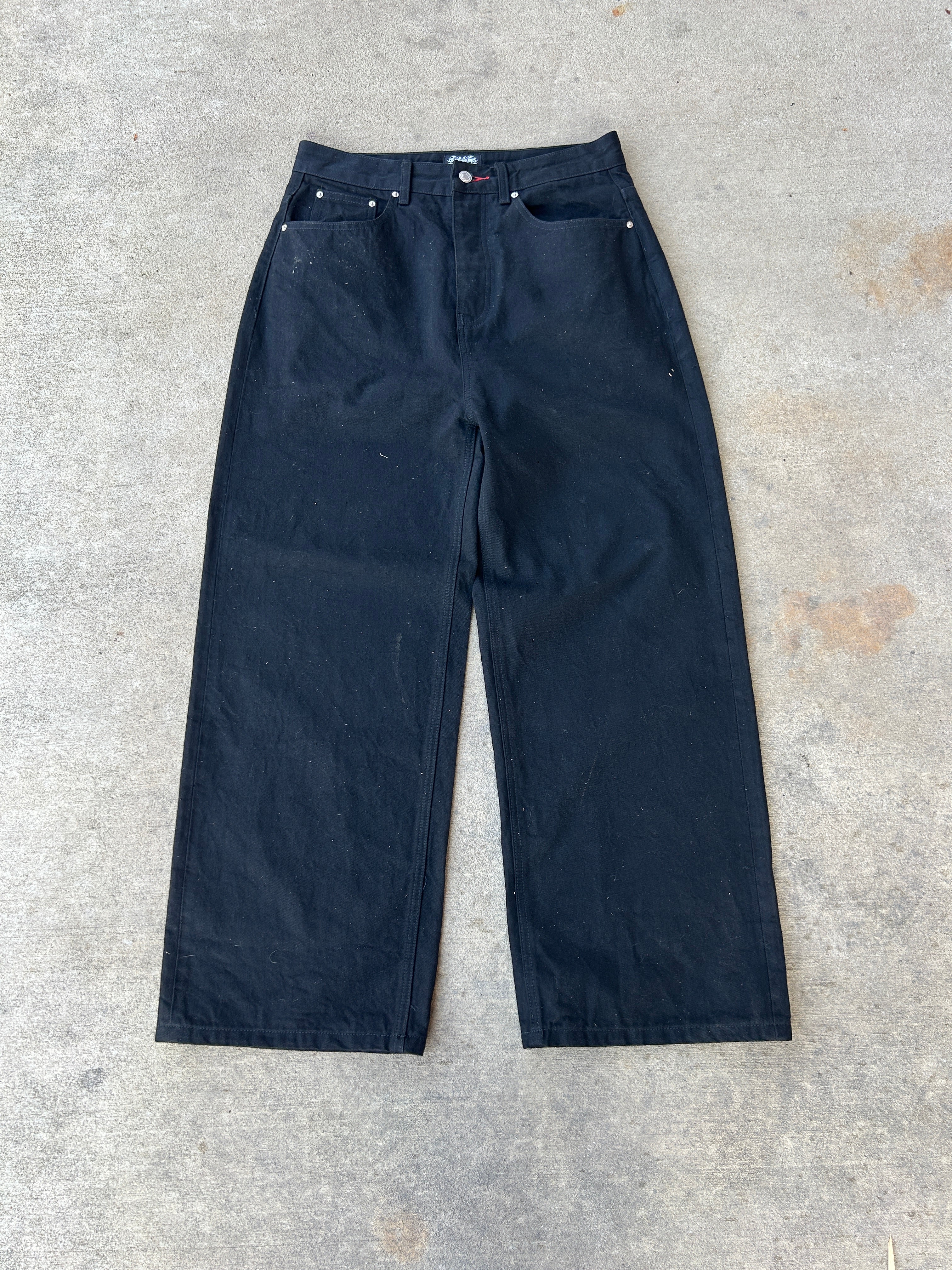 Jet Black Selvedge Denim