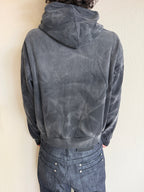 Non-Distressed Black Sunfaded Hoodie