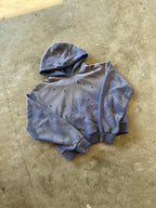 Distressed Light Blue Sunfaded Hoodie