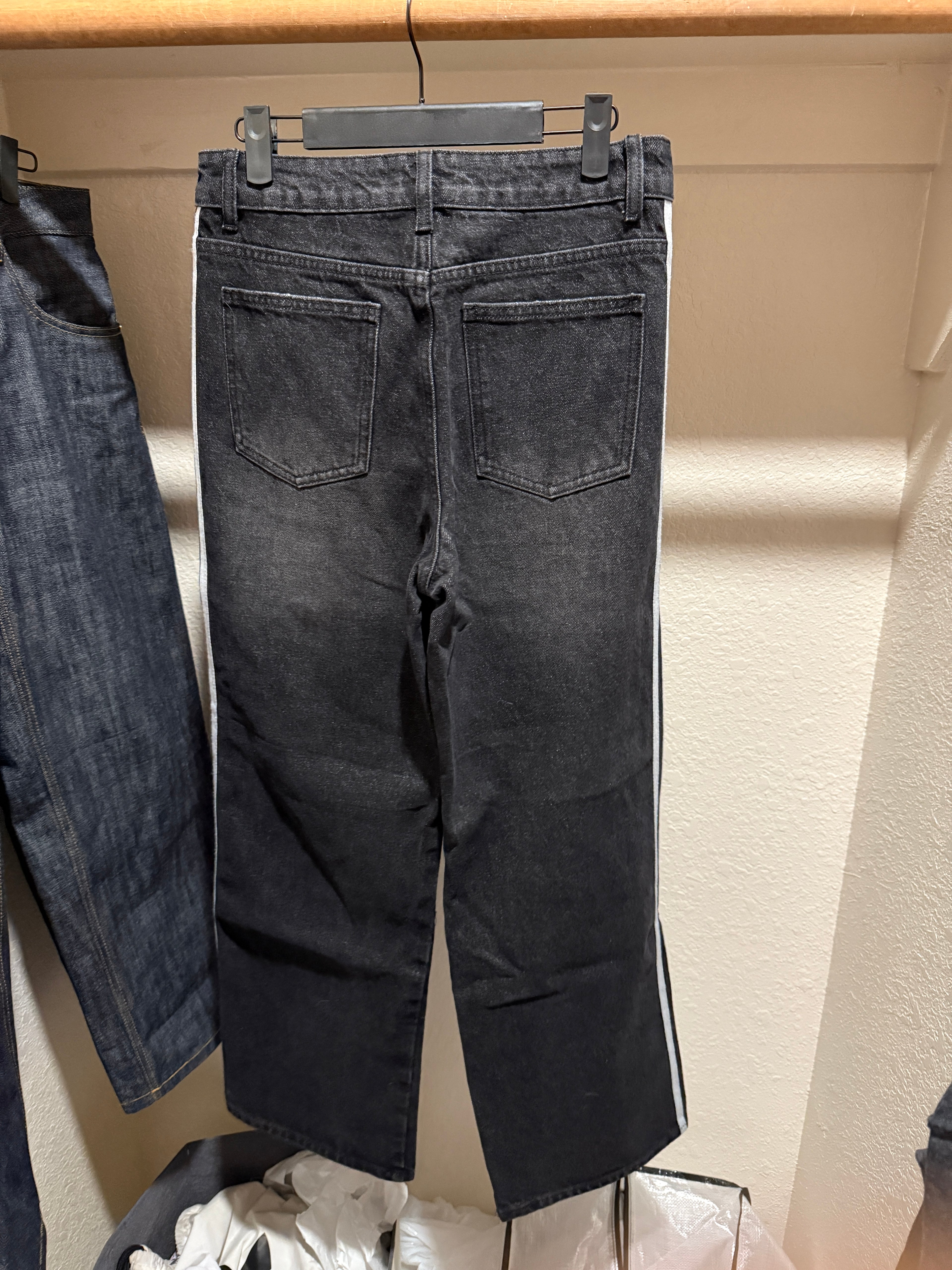 Black Striped Denim V1 Sample