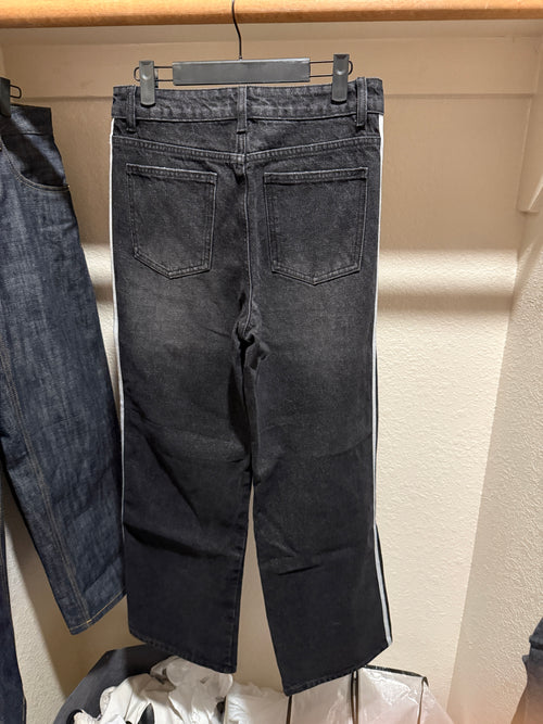 Black Striped Denim V1 Sample