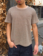 Beige Striped Tee