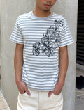 Grey Striped Mag Tee